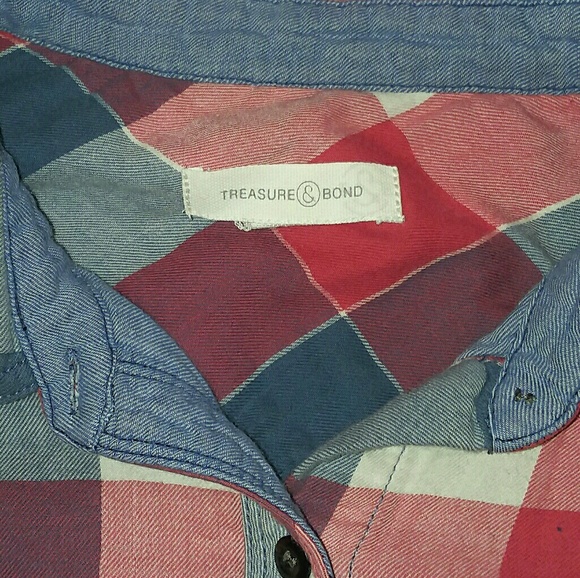 Nordstrom Treasure & Bond Flannel Shirt - Picture 5 of 5
